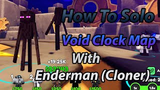 How To Solo 🌌Time Void Mode 🌌With Enderman ClonerSkibidi Tower Defense [upl. by Ruff270]