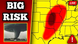 The Severe Weather Outbreak On October 30th 2024 As It Occurred Live [upl. by Aerdnahs]