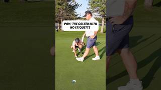 Worst etiquette EVER golf golfing fyp [upl. by Aeet829]