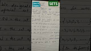 Sets  class 11  chapter 1  what are sets  finite and infinite sets education maths shorts [upl. by Lelia]