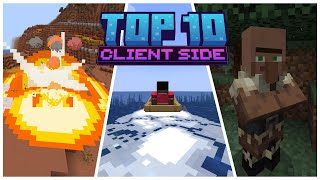 Top 10 Client Side Mods [upl. by Heinrich740]