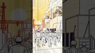 The Industrial Revolution A Shift in Work and Society IndustrialRevolution WorkHistory shorts [upl. by Pape446]