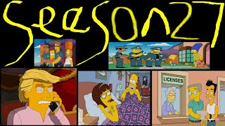 Every Simpsons season 27 episode reviewed [upl. by Siocnarf398]