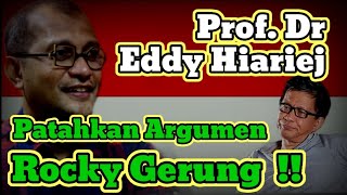 Prof Dr Eddy Hiariej SH MHum PATAHKAN ARGUMEN BLUNDER Rocky Gerung ‼️ [upl. by Sethi]