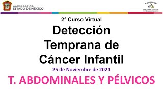 Detección Temprana de Cáncer Infantil Segundo Curso Sesión 4 Tumores abdominales y pélvicos [upl. by Perrins6]