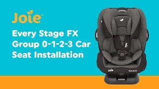 Installation Guide for Joie Every Stage FX Group 0123 Car Seat  Smyths Toys [upl. by Candra187]