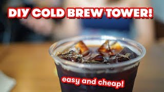 COLD BREW COFFEE How to make your own TOWER for 100 ❄☕ DIY [upl. by Torray]