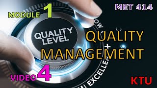 Quality Mgmt Video 4 Jurans Quality Triology Crosbys 14 steps Module 1 [upl. by Adorne]