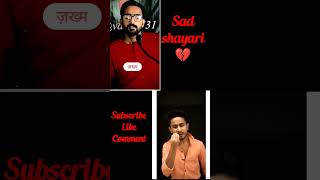 ansh pandit and vabby sad shayari💔 youtubeshorts shayari [upl. by Neivad]