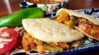 GORDITAS de Papas A La Mexicana ground beef  Easy Step by Step❤️ [upl. by Haig681]