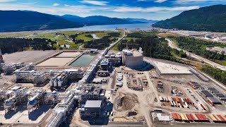 LNG Canada August 2024 Construction Update lngcanada djimini4pro [upl. by Svoboda]