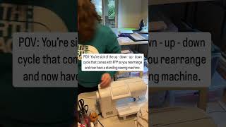 Rearranging my Sewing Room so I can Stand to Sew [upl. by Jenelle]