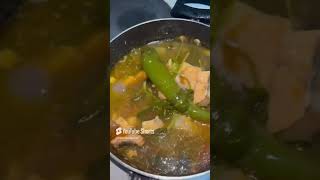 Sinigang na Salmon 🍲filipinofood yummy foodvlog foodie delicious foodaventure food [upl. by Menendez132]