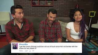 MARKIPLIER ON JIMMY KIMMEL LIVE TV W MISSESMAE  YouTube Gaming Video Game Watchers quotjokequot 9315 [upl. by Ysnat]