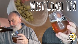 My West Coast IPA Homebrew Brew Day and Tasting was it bitter enough [upl. by Karp157]