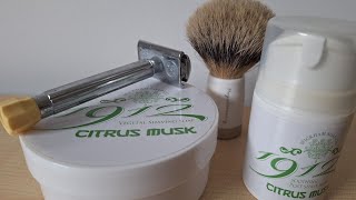 021 Merkur Progress 510 Wickham Citrus Musk Shaving Soap ampamp Balm Royal Shaving Silvertip Brush [upl. by Shapiro]