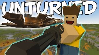 Unturned Funny Moments With Friends  SKY BASE ASSAULT [upl. by Milano]