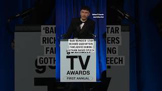 ‘Baby Reindeer’ star Richard Gadd offers fans advice during Gotham award speech [upl. by Osnohpla243]