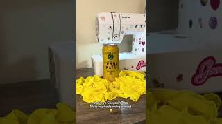 Sewing project inspired by what gets me through my sewing projects lol guayaki yerbamate [upl. by Elvira]