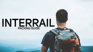 What to PACK for INTERRAIL  EUROPE PACKING GUIDE [upl. by Aihsekat178]