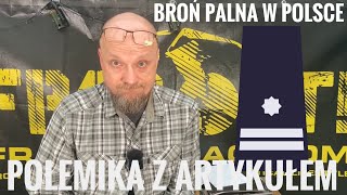 Broń palna w Polsce  polemika z artykułem [upl. by Odericus]