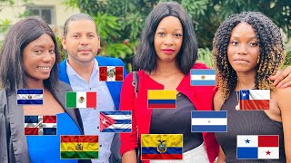 AFRICANOS responden Cual es el PAÍS MÁS FAMOSO de LATINOAMÉRICA en GUINEA ECUATORIAL🇬🇶 [upl. by Gnauq411]