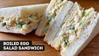 Egg Sandwich Recipe  Egg Salad Sandwich  Egg Mayo Sandwich  How to make egg sandwich [upl. by Eileek250]