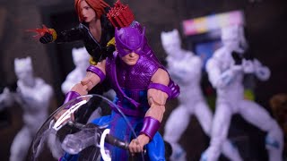 Marvel Legends 60th Anniversary Hawkeye amp Skycycle Action Figure Review  Avengers Earths Mightiest [upl. by Friday]