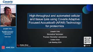 HighThroughput amp Automated Cellular amp Tissue Lysis using COVARIS Acoustic Technology for Proteomics [upl. by Kitrak728]