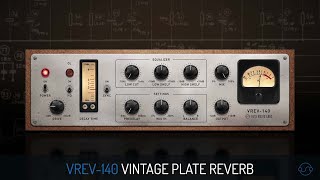 Fuse Audio Labs presents the VREV140 Vintage Plate Reverb [upl. by Gabriell437]