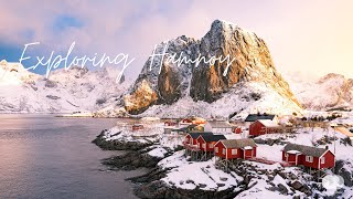 Exploring Hamnøy panoramic tour CC RelaxingVideo TravelNorway [upl. by Nodearb]