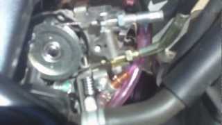 3  how to install a fcr 39 mm carb on drz 400  part 3 [upl. by Yrreg195]