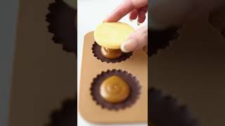 Chocolate Caramel Flower Cookies baking cookies beautifulfood [upl. by Abagael328]