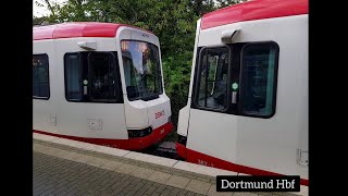 DSW21 Ansagen U41 LünenBrambauer  DortmundHörde B80D [upl. by Adham123]