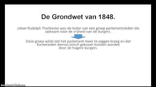 De Grondwet van 1848 [upl. by Olaznog]