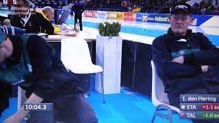 NK schaatsen Thialf Heerenveen 10 km mannen december jaar 2023 Stam  Talsma [upl. by Alue]