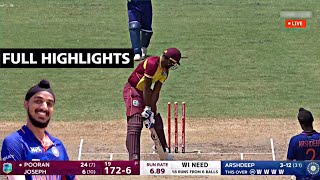 India vs West Indies 4th T20 Match Full Highlights 2022 •IND vs WI HighlightsToday Match Highlights [upl. by Jezabel]