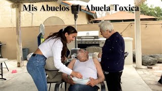 Un dia con mis abuelos  ft Mi Abuela Toxica con la peluquera [upl. by Asirb]