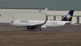 Volaris Airbus A320 Sharklets N523VL  Hamburg Finkenwerder [upl. by Alyhs]