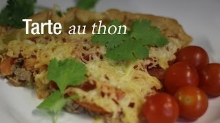 Tarte au thon  Recette de tarte  CuisineAZ [upl. by Odnesor754]