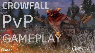 Crowfall PvP Gameplay 20 vs 20 [upl. by Rimahs22]