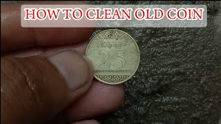 I cleaned a Saudi Arabian coin in my house which I got a lot of value for [upl. by Sucerdor]