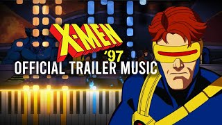 XMen 97 Official Trailer Music Synthesia Piano Tutorial [upl. by Pen]