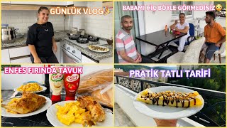 OBJELER İLE NE YAPTIK⁉️BABAMI İLK KEZ BÖYLE GÖRECEKSİNİZ🤡PRATİK TATLI TARİFİ🎉vlog pratiktarifler [upl. by Benzel577]