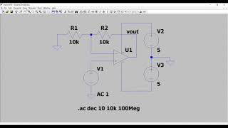 LTSPICE Tutorial  Simulating with the Universal Opamp Model [upl. by Jacklin]