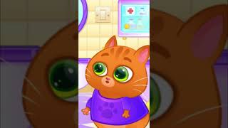 Котик Bubbu спрятался в ванной bubbu котикбубу virtualpet рекомендации [upl. by Dorothi]