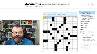 Learning Crossword Week 28  NYT Crossword Wednesday Nov 20th 2024 [upl. by Ainahpets792]