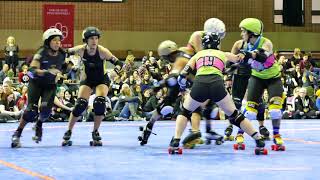 Highlights Day 1 pt 2  2019 International WFTDA Championships Montreal [upl. by Darrin752]