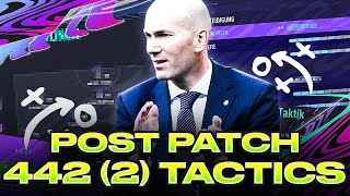 FIFA 21 442 2 CUSTOM TACTICS POST PATCH FIFA 21  META TACTICS FOR ULTIMATE TEAM  FUT 21 [upl. by Tattan]