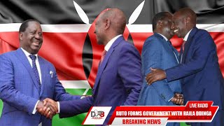 RUTO AND RAILA HANDSHAKE TO FORM GOVERNMENT OF NATIONAL UNITY [upl. by Denice]